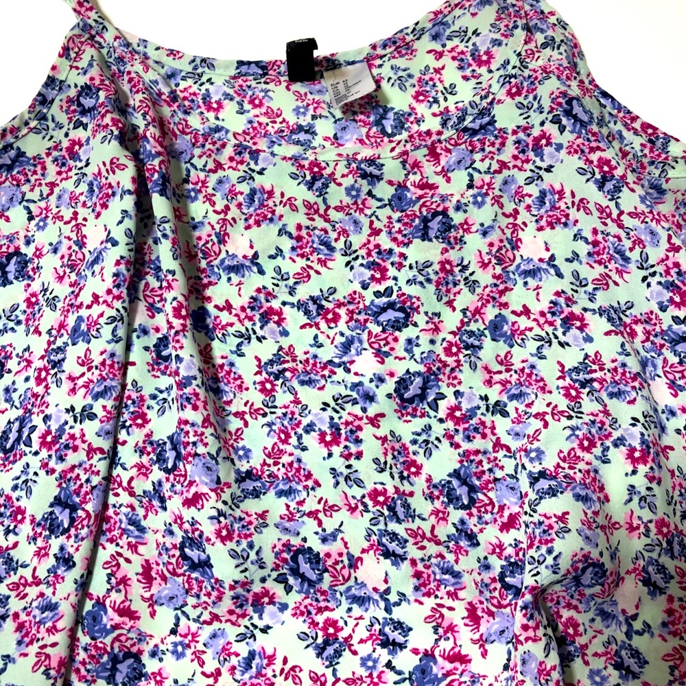 H&M Floral Crop Cami